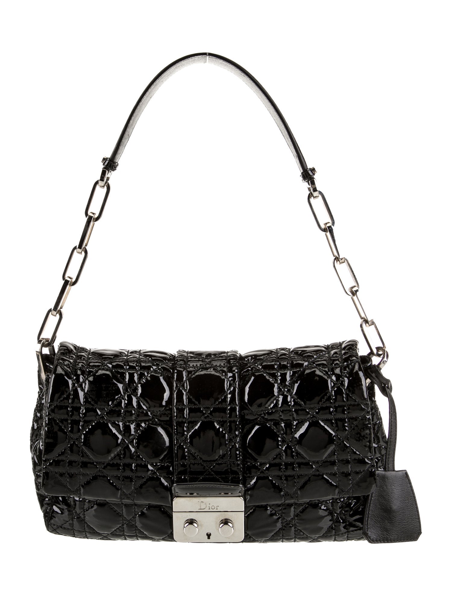 Christian Dior Patent Leather Shoulder Bag