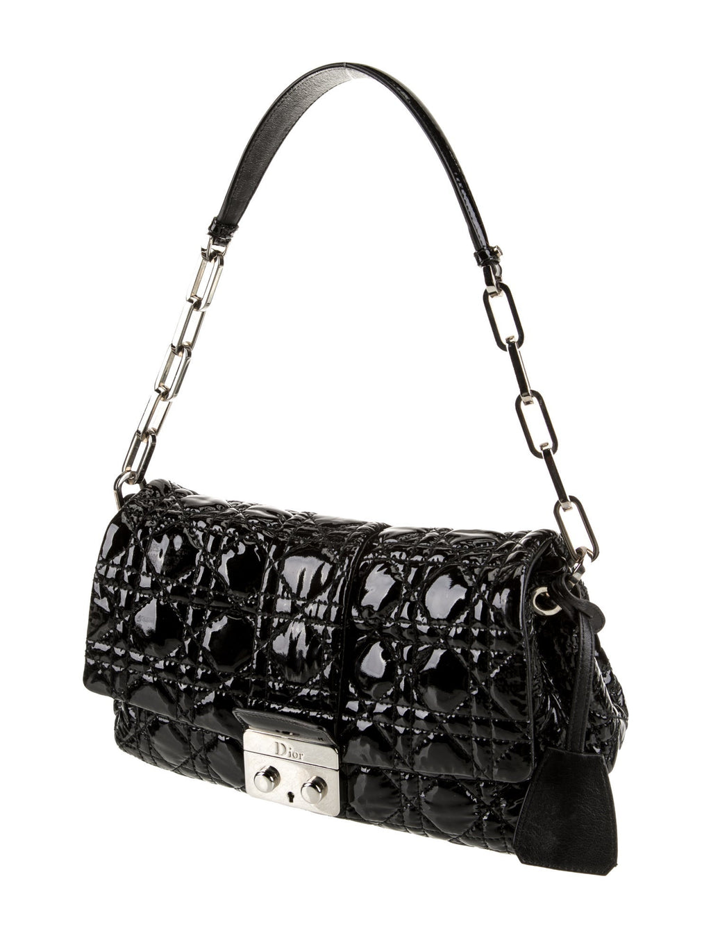 Christian Dior Patent Leather Shoulder Bag