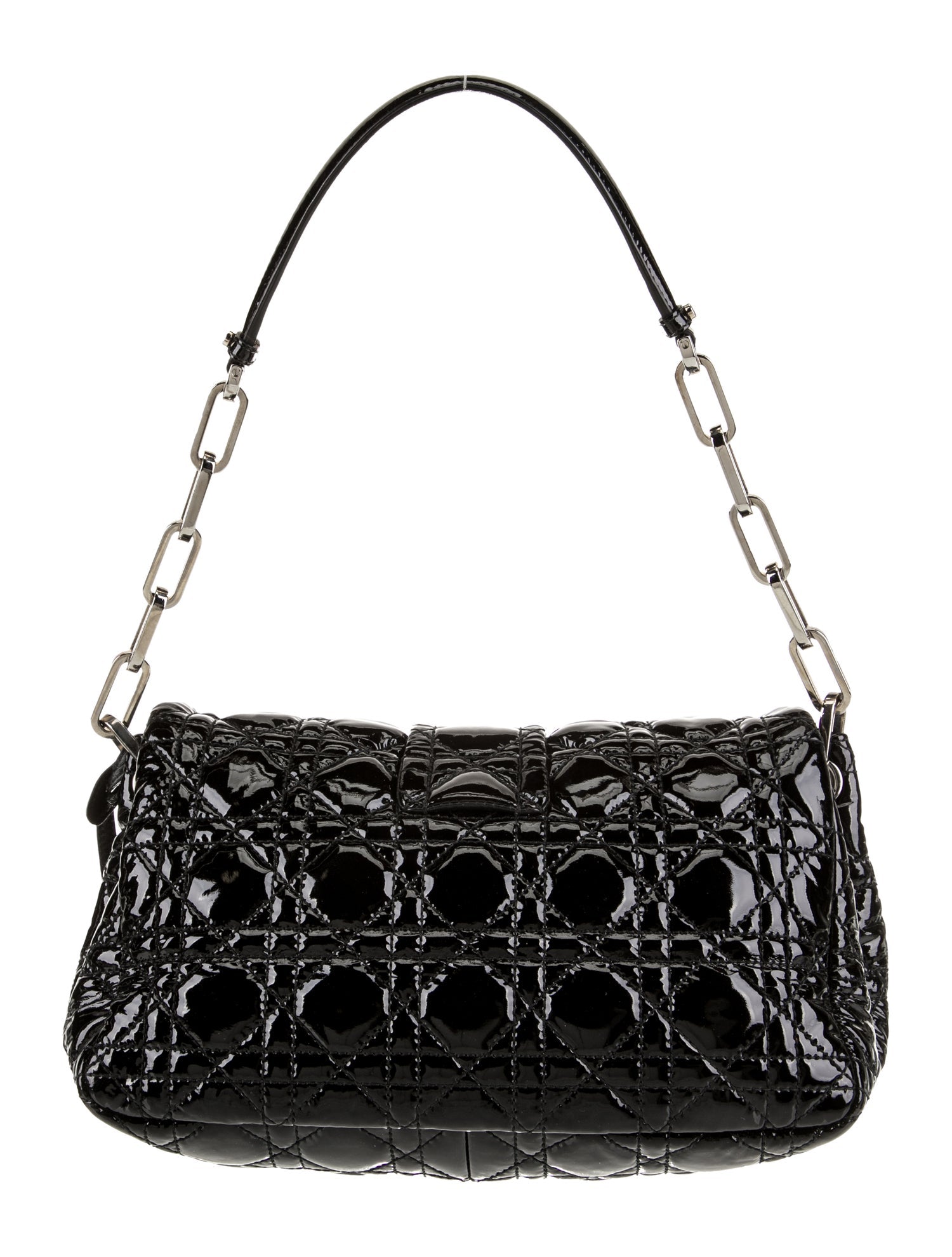 Christian Dior Patent Leather Shoulder Bag