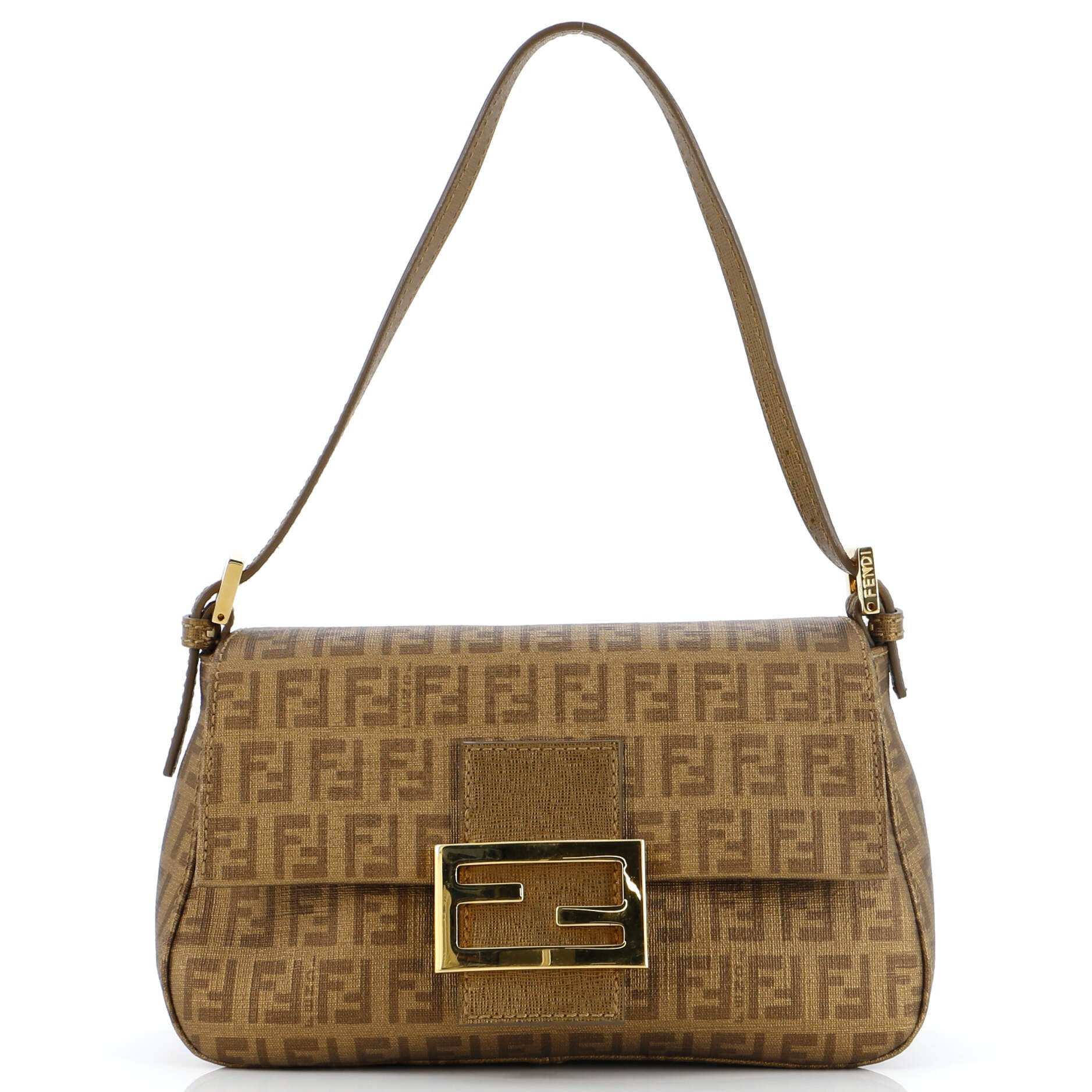 "Fendi Mama Forever Bag Zucchino Coated Canvas Mini"