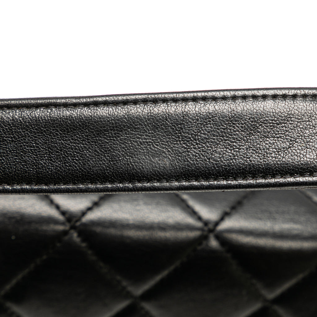 CHANEL Quilted Lambskin Leather Handbag