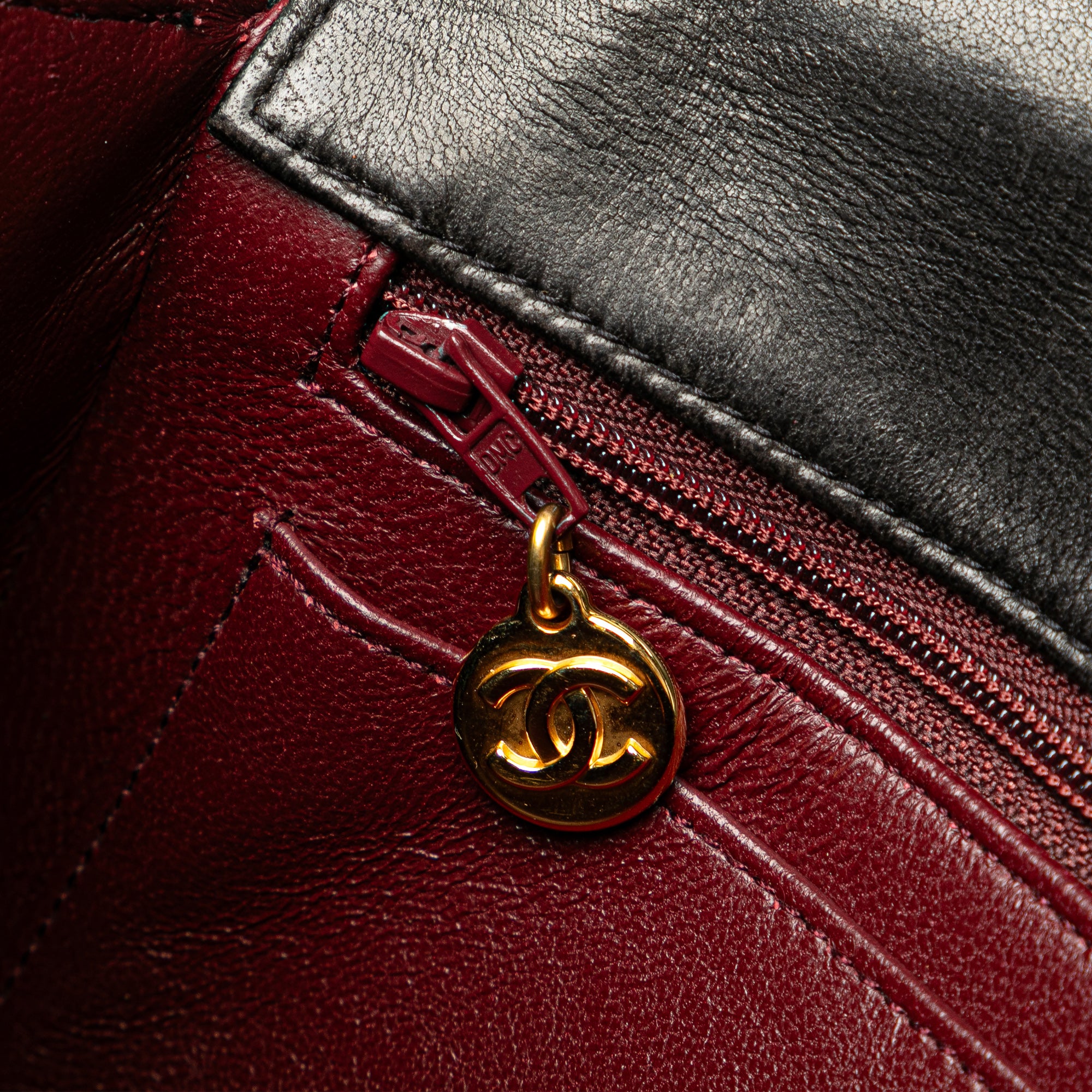 CHANEL Quilted Lambskin Leather Handbag