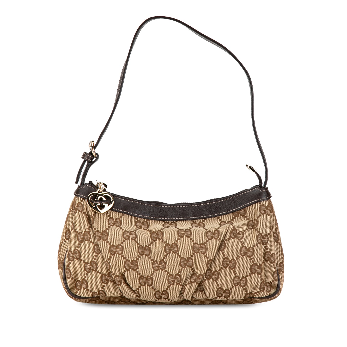 Gucci GG Canvas Lovely Heart Pochette