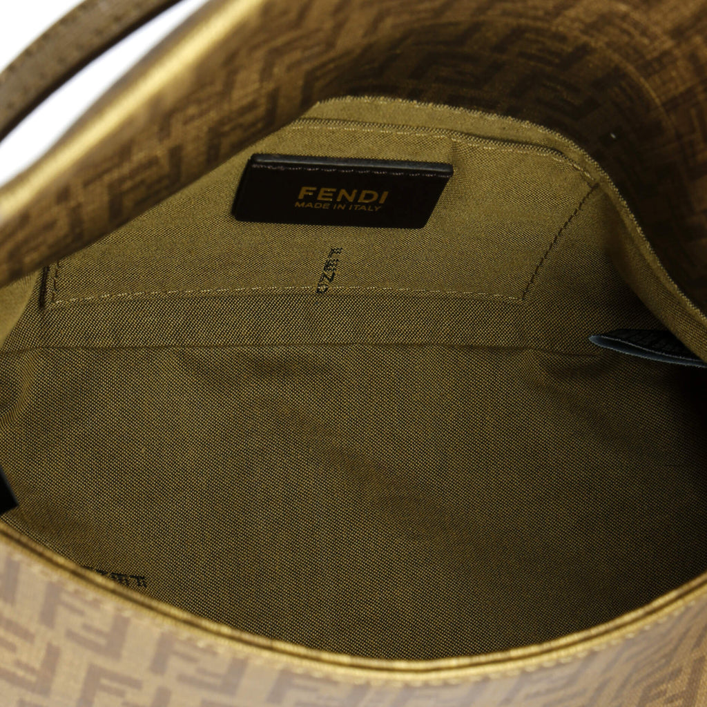 "Fendi Mama Forever Bag Zucchino Coated Canvas Mini"