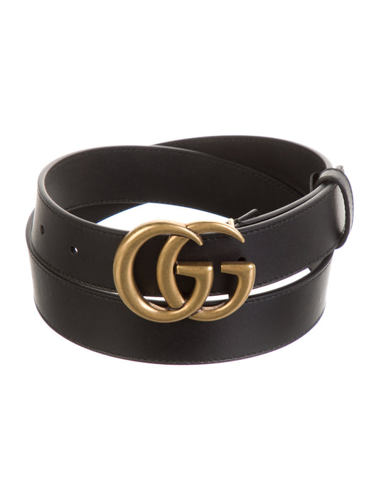 Gucci Double G Logo Leather Belt Kit