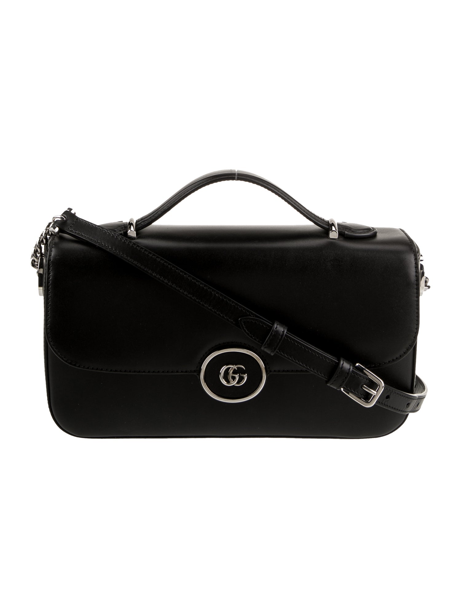 Gucci Leather Top Handle Bag