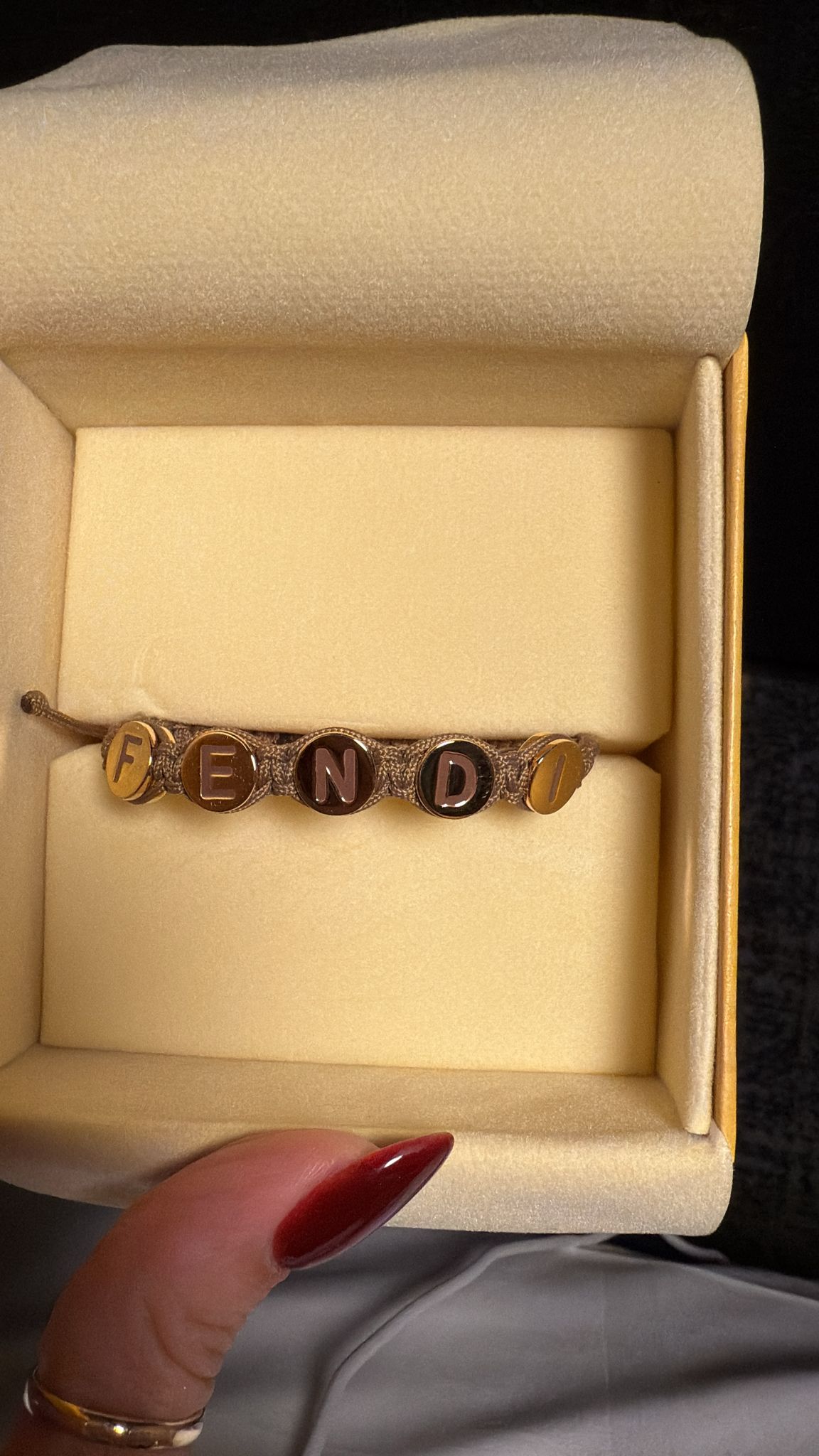 New Fendi Logo Bracelet-Oliver Jewellery