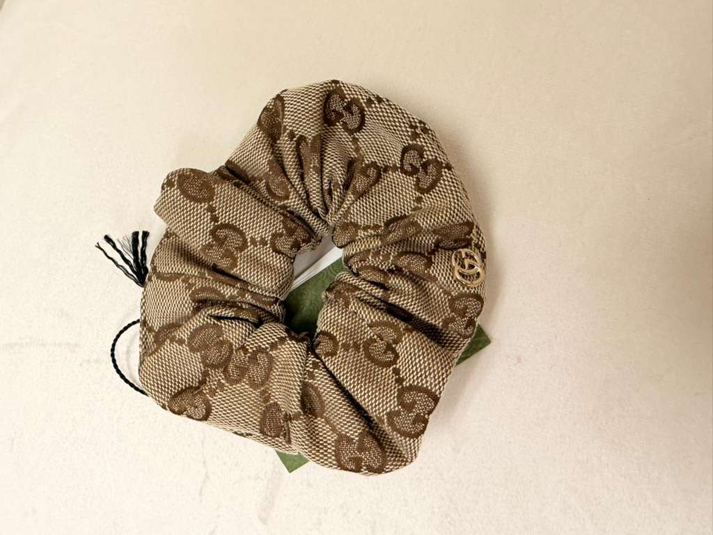 New GUCCI GG Hair Tie