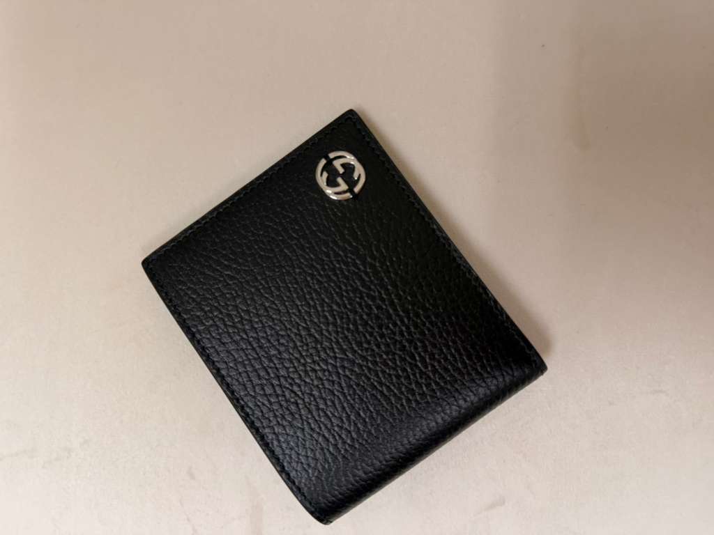 New Gucci leather Bifold Wallet