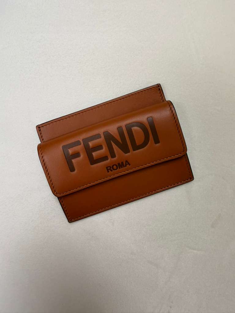 New Fendi ROMA Calf Leather Coin Cases