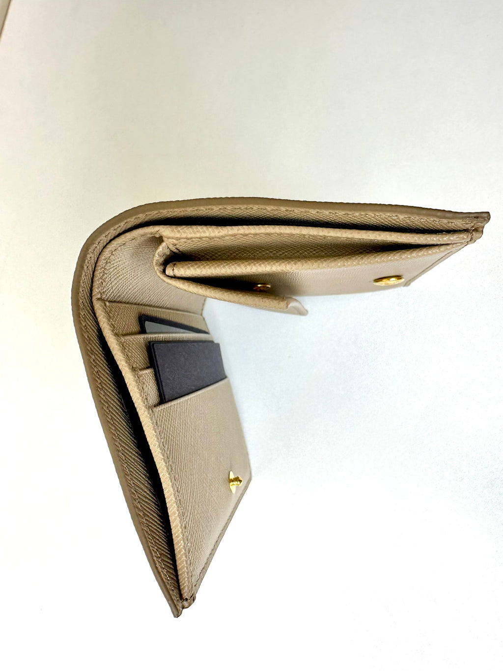 New Prada Small Saffiano Leather wallet