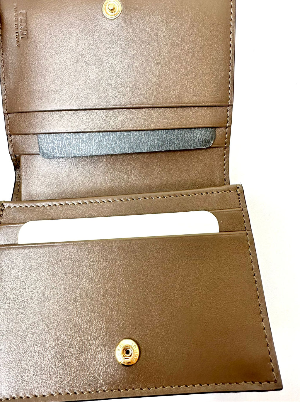 New Fendi Zucca FF Logo Wallet