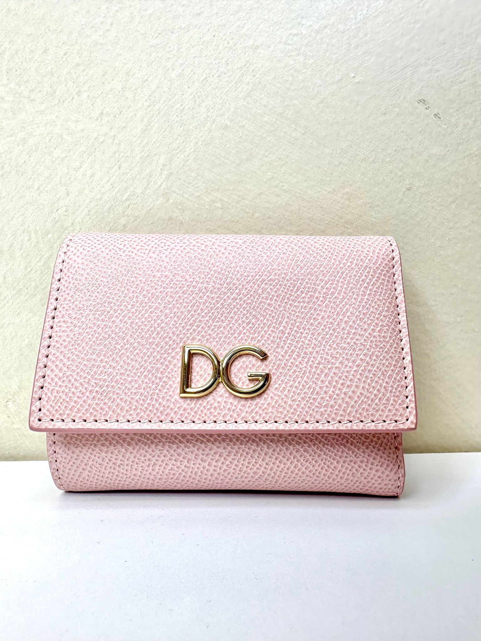 New Dolce & Gabbana leather wallet DG Logo