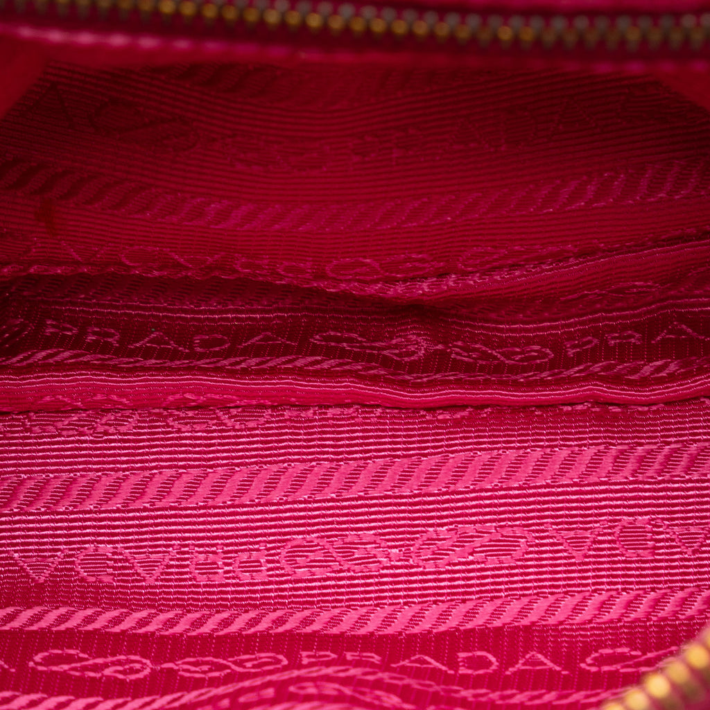 Prada Tessuto Nylon Saffiano Small Flap Crossbody