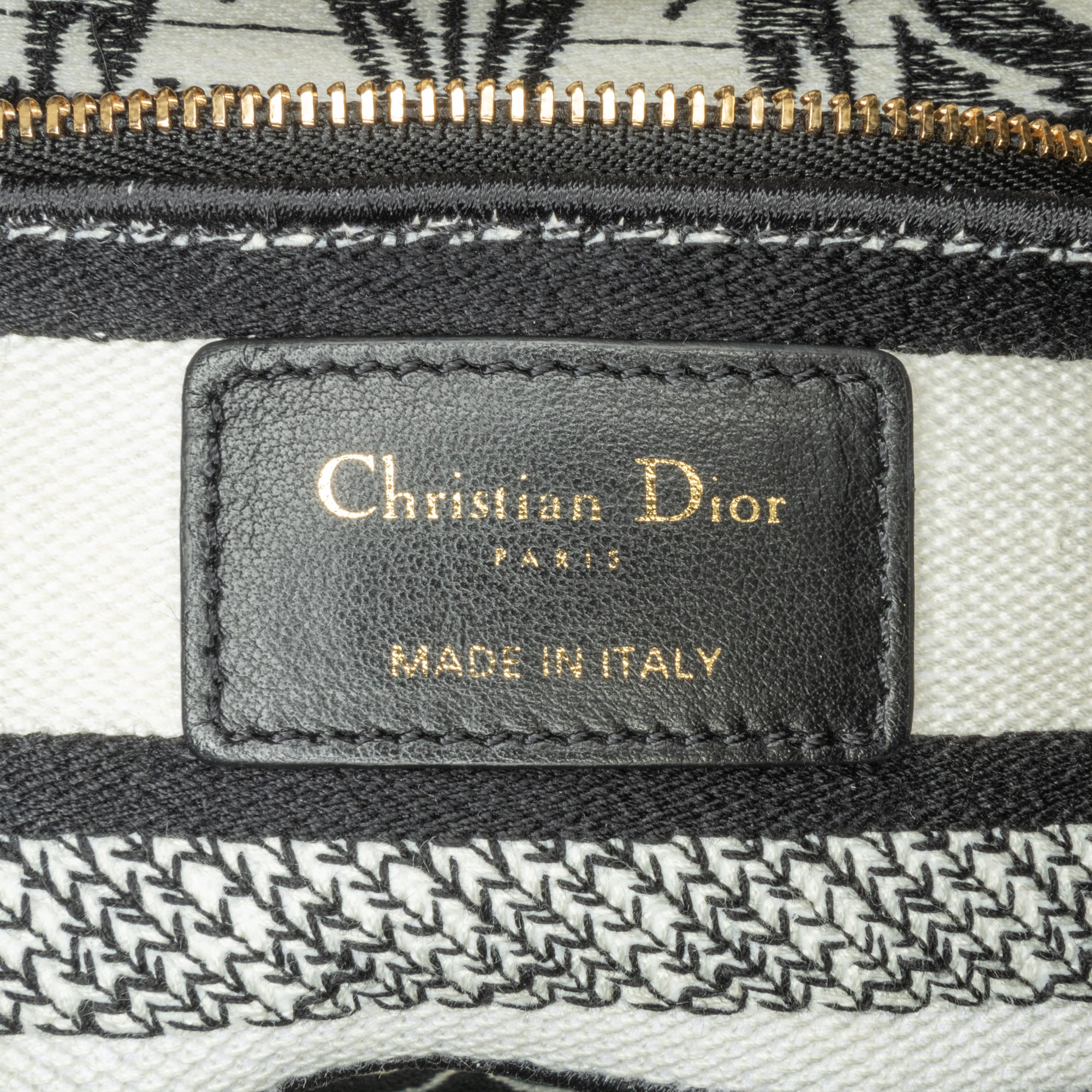 Dior Mini Embroidered Canvas Lady D-Lite