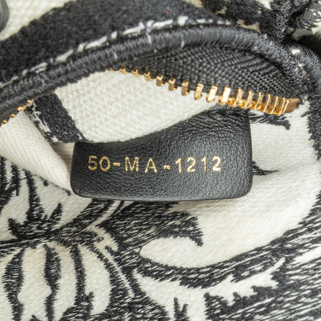 Dior Mini Embroidered Canvas Lady D-Lite