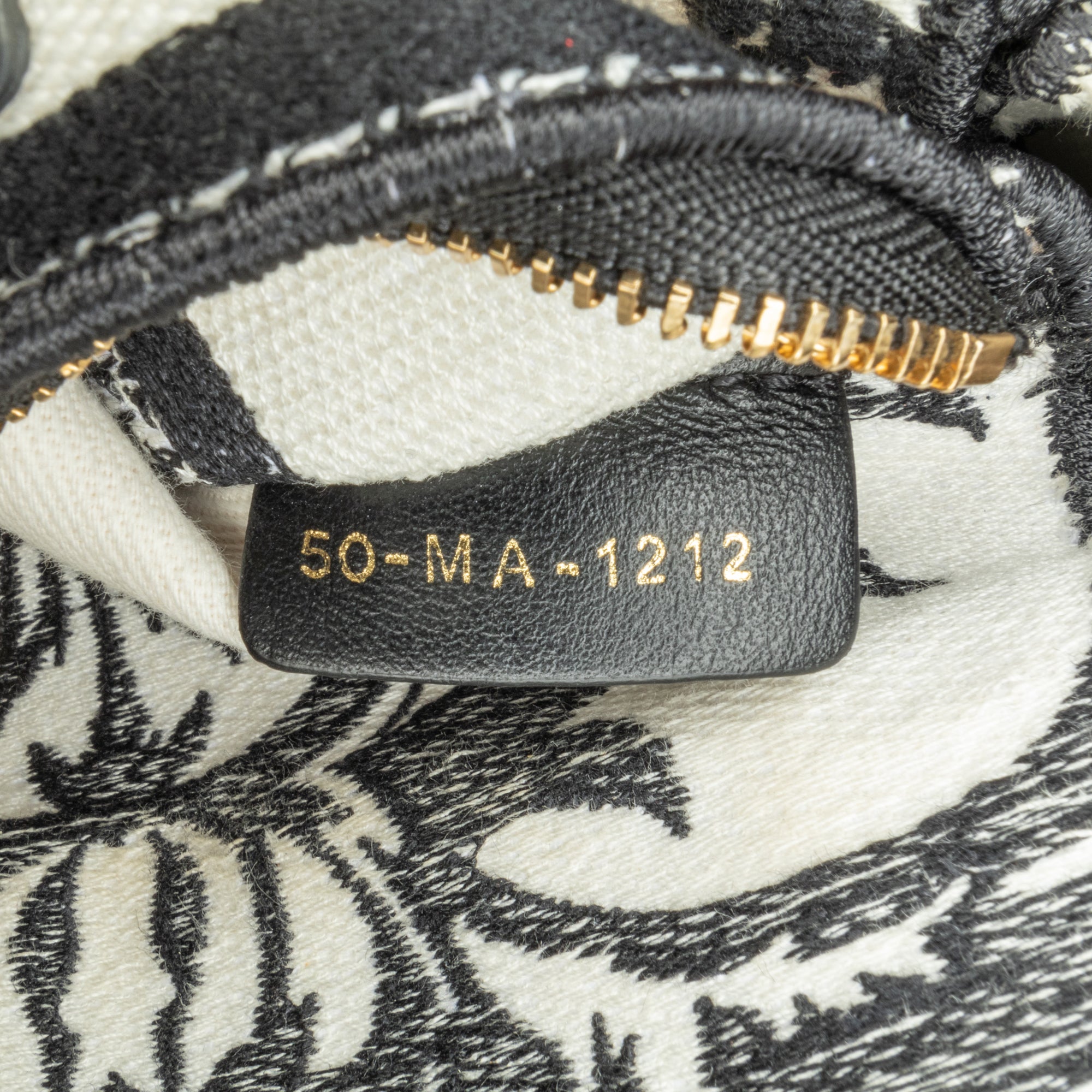 Dior Mini Embroidered Canvas Lady D-Lite