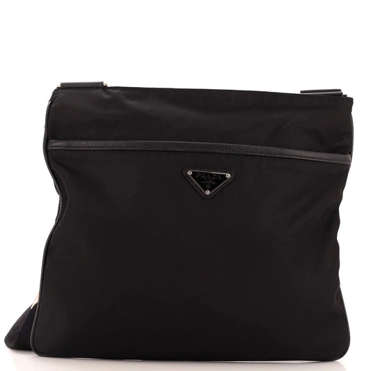 Prada Front Pocket Messenger Bag Tessuto Medium