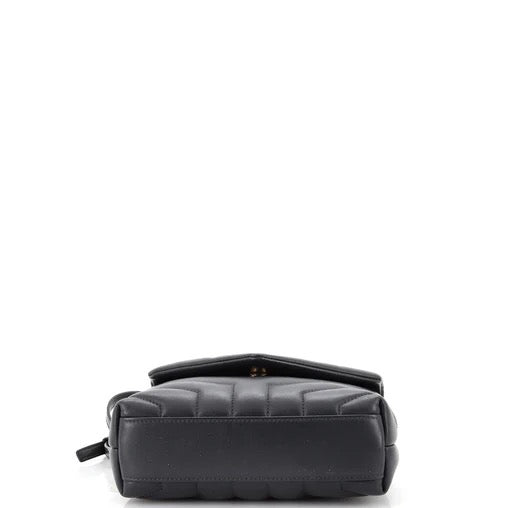 Saint Laurent Loulou Shoulder Bag Matelasse Chevron Leather Toy
