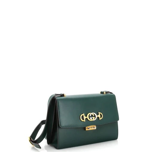 Gucci Zumi Flap Shoulder Bag Leather Small