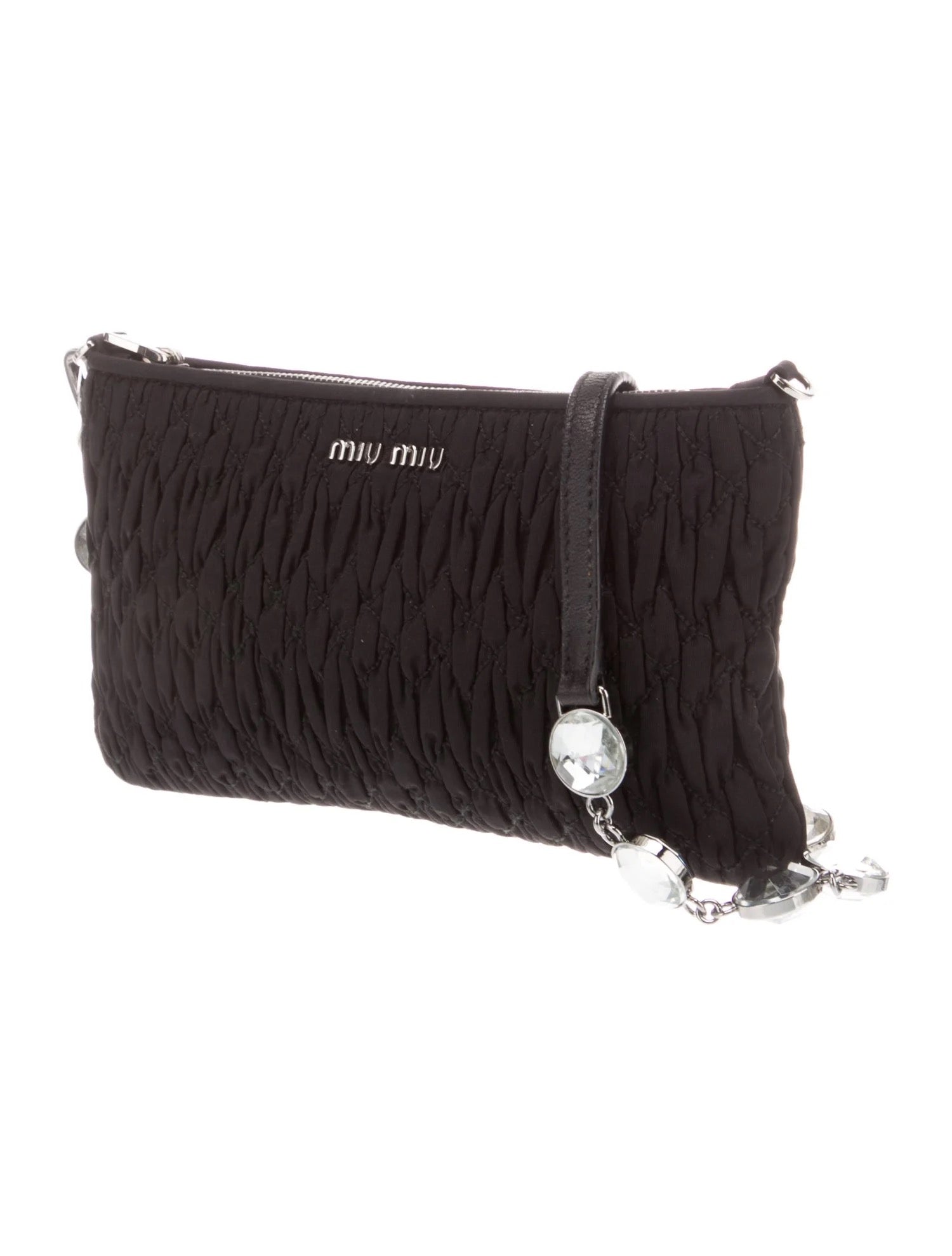 Miu Miu Canvas Crossbody Bag
