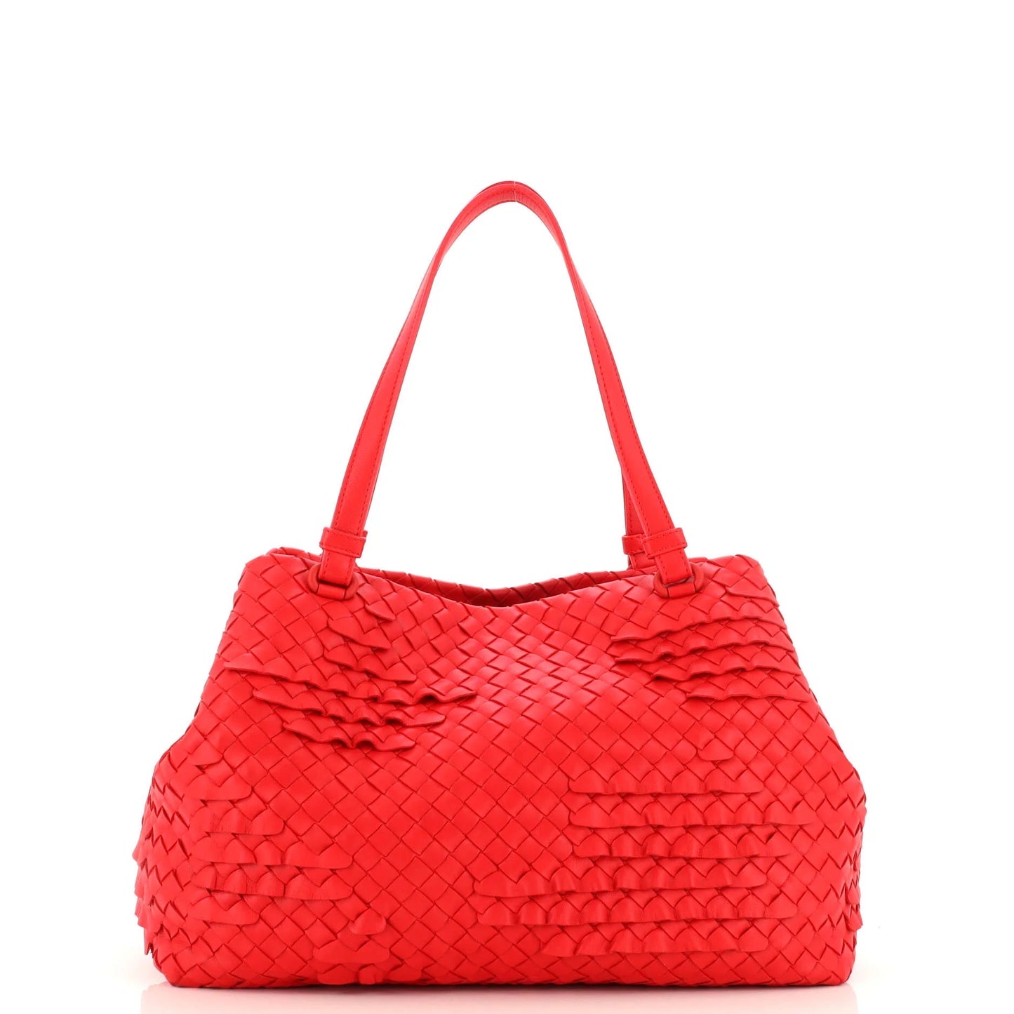 Bottega Veneta Open Tote Miniode Intrecciato Nappa Small