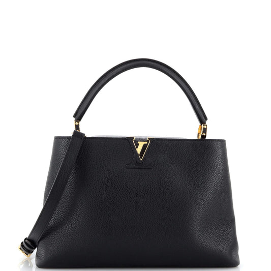 Louis Vuitton Capucines Bag Leather MM