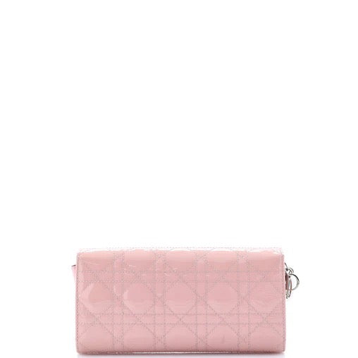 Christian Dior Lady Dior Croisiere Chain Wallet Cannage Quilt Patent
