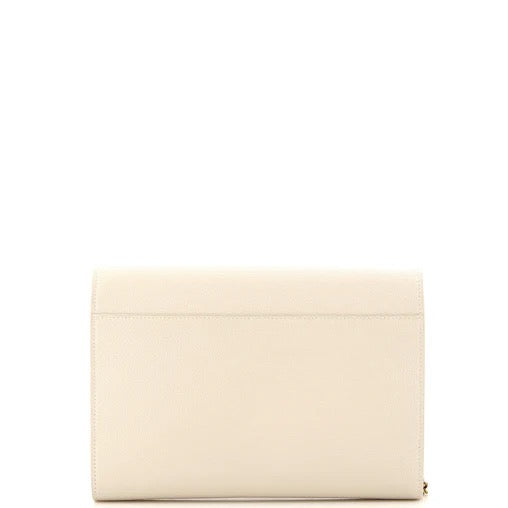 Saint Laurent Cassandra Chain Wallet Leather