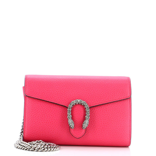 Gucci Dionysus Chain Wallet Leather with Embellished Detail Small