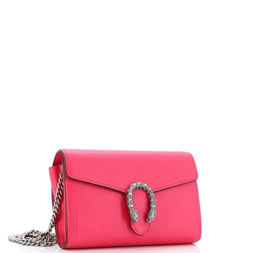 Gucci Dionysus Chain Wallet Leather with Embellished Detail Small