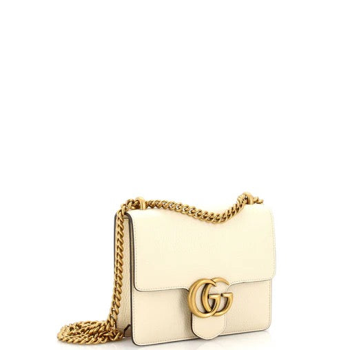 Gucci GG Marmont Chain Shoulder Bag Leather Small