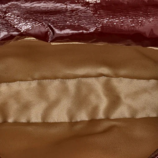 Chanel Rock and Chain Flap Bag Patent Vinyl Medium