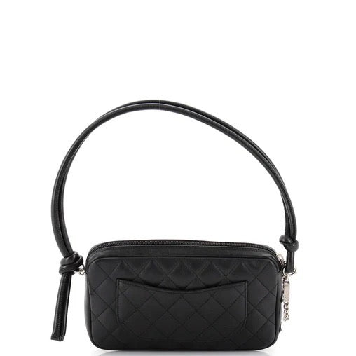Chanel Cambon Pochette Quilted Leather