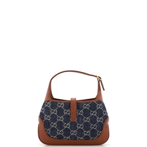 Gucci Jackie 1961 Hobo GG Denim Mini