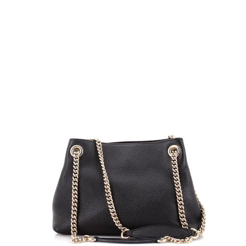 Gucci Soho Chain Strap Shoulder Bag Leather Mini