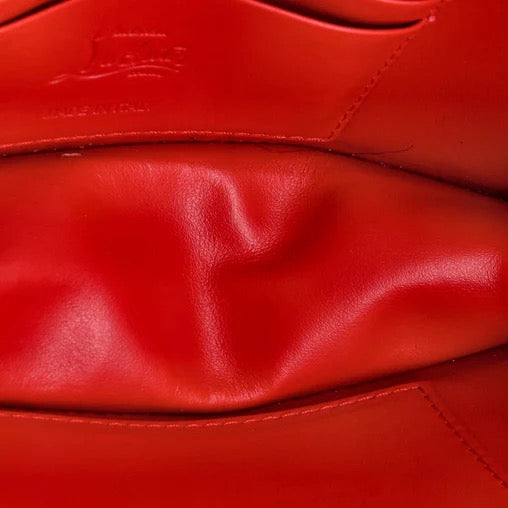 Christian Louboutin Loubi54 Chain Clutch Leather