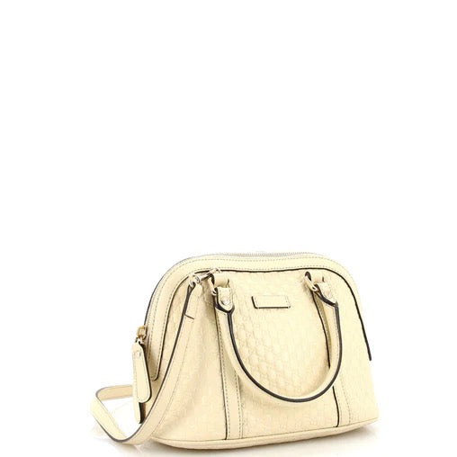 Gucci Convertible Dome Satchel Microguccissima Leather Mini