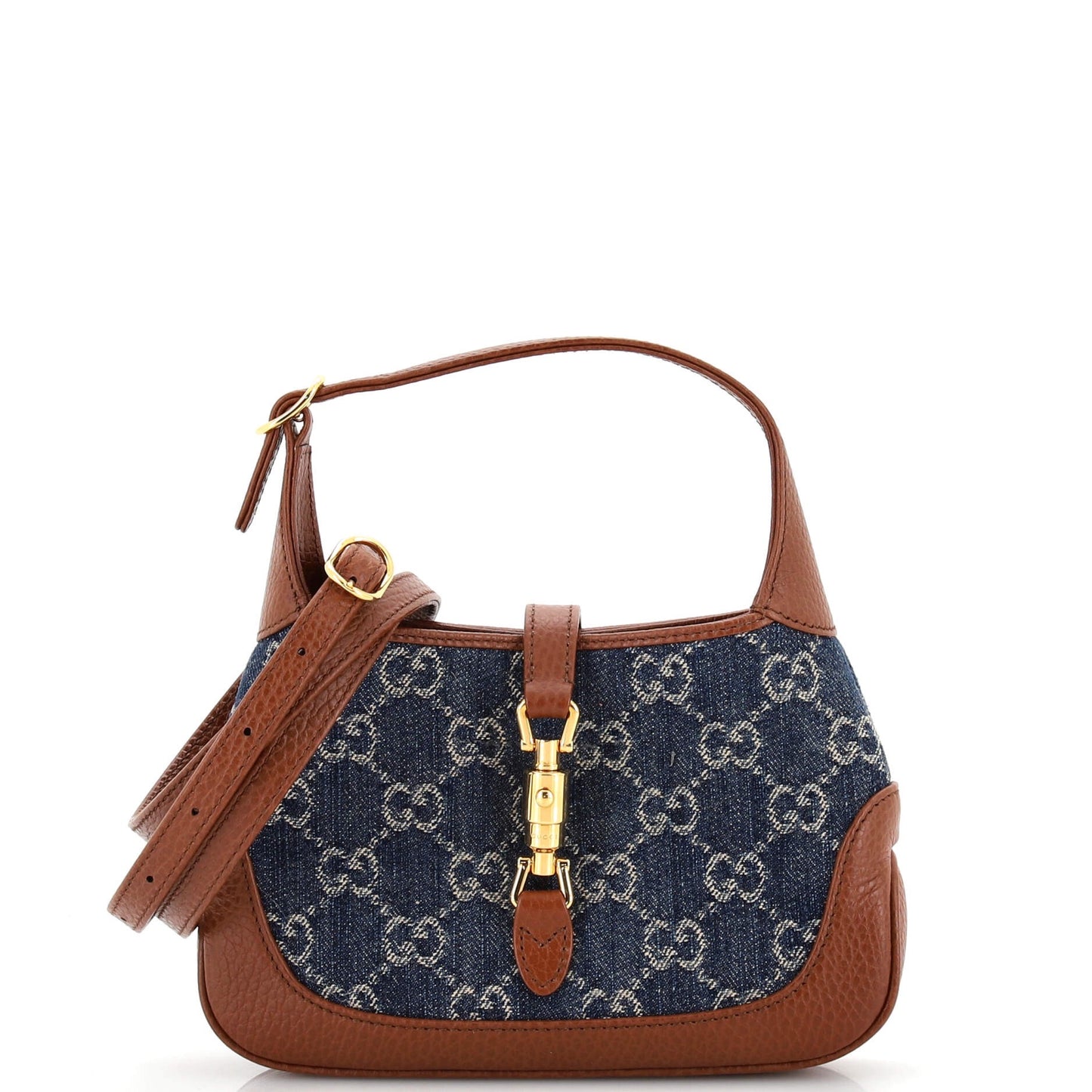 Gucci Jackie 1961 Hobo GG Denim Mini