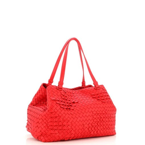 Bottega Veneta Open Tote Miniode Intrecciato Nappa Small