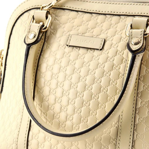 Gucci Convertible Dome Satchel Microguccissima Leather Mini