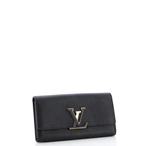 Louis Vuitton Capucines Wallet Leather