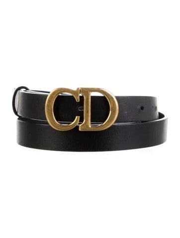 Christian Dior Skinny Leather Belt