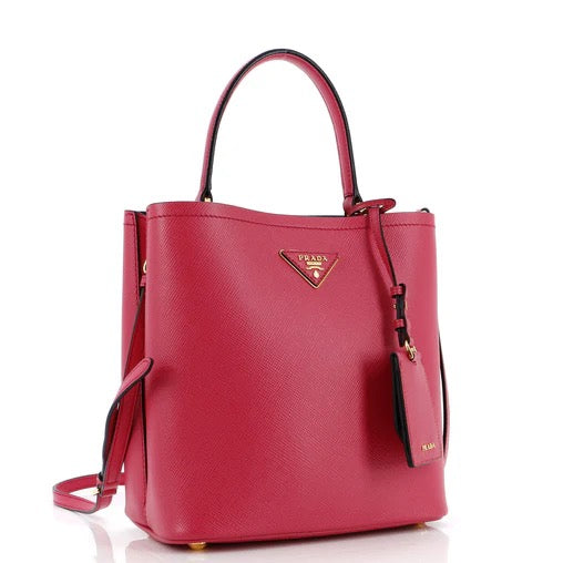 Prada Panier Bucket Bag Saffiano Leather Medium