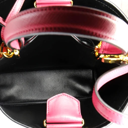 Prada Panier Bucket Bag Saffiano Leather Medium