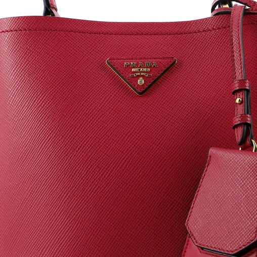 Prada Panier Bucket Bag Saffiano Leather Medium
