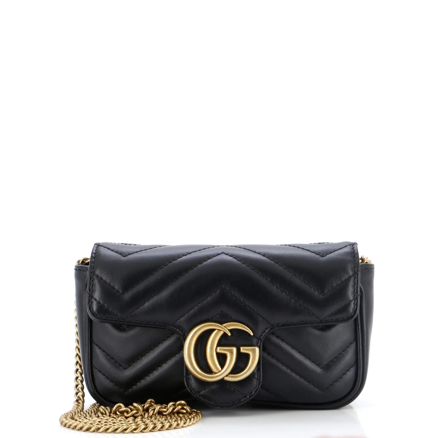 Gucci GG Marmont Flap Bag Matelasse Leather Super Mini