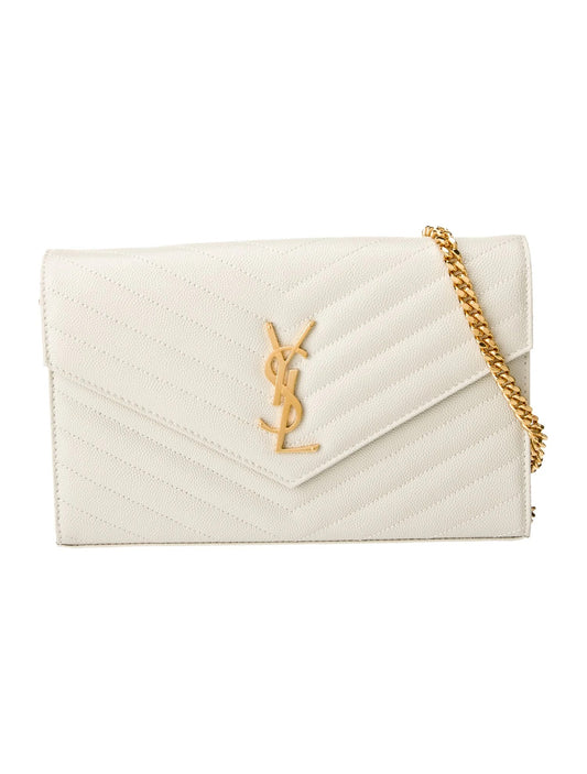 Saint Laurent Leather Clutch 2022