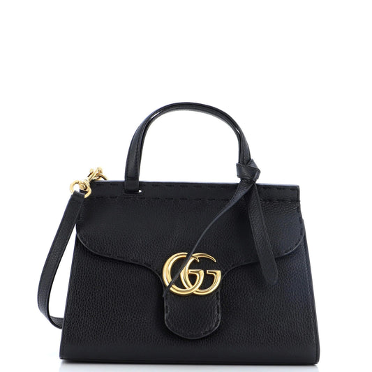 Gucci GG Marmont Top Handle Bag Leather Mini