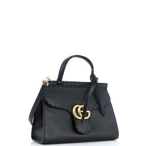Gucci GG Marmont Top Handle Bag Leather Mini